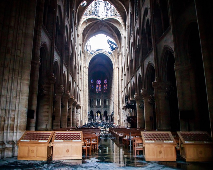 Notre-Dame - Szeptemberben befejeződhet a leégett huszártorony körüli állványzat elbontása