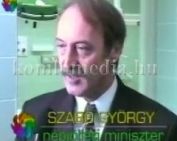 Az új műtőblokk átadása (1996.okt.30.) 2 sebészeti és 2 nőgyógyászati műtő (Szabó György,