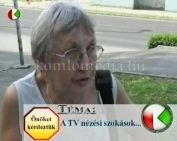 Önöket kérdeztük a TV nézési szokásaikról